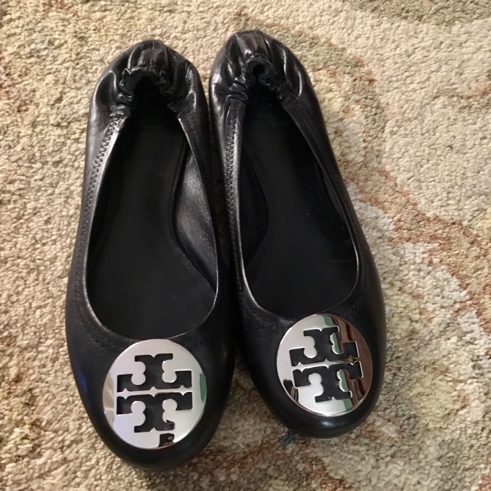 Tory Burch black flats size 7.5